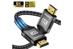 Wholesale 8K HDMI 2.1 Cable 4K 120Hz High Speed Nylon Braided HDMI Cord OEM ODM for TV Gaming Monitor Projector