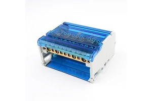 Din Rail Terminal Distribution Box 4-Level Junction Box 411 Wiring Terminal Block Power Distribution