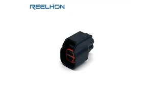 Reelhon DJ7023C-1.5-21 2 Pin Methanol EV6 To EV1 Brass Contact Female Fuel Injector Nozzle Socket Plug Auto Connector For Chevy