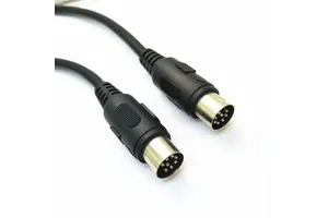 Din 8 Pin Male To Male Speaker Audio System Microphone Signal Control Extension Cable