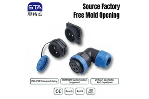 SP28 IP68 Plastic Quick Locking Frequent Plug On/off Mating Bayonet Connector Marine Connector Medical 10/12/14/16/19/24/26 Pin