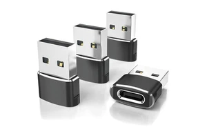 Multi Colors Metal Shell USB Type C Female to USB Male Adapter