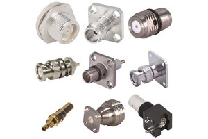 1408340-1 RF Coaxial Connectors SCREW-IN JACK Front Mount