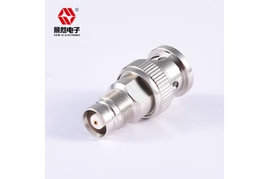 75ohm RF Coaxial Adapter BNC L9(1.6/5.6) Female Jack 1P Brass Nickel Plated Contact Connectors IP53 Rated 500 Cycles Durability