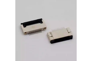 High-Temperature Resistant 0.5mm Pitch 2.0H Flip-Type Flat Cable Socket Specialized ICs-FPC/FFC Connector