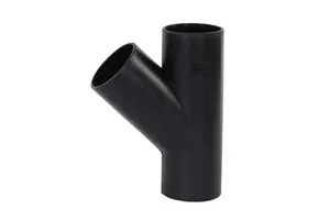 Customization CE ISO PE100 Y Tee Pipe Fitting Y Branch Reducer Drainage Butt Fusion Fittings