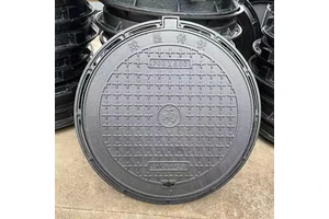 Heavy Duty Cast Iron Manhole Cover and Frame D400 Sewer Ductile Iron Round Telecom Cover