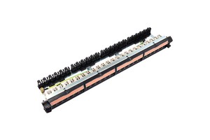 Integrated Gigabit Network RJ45 Patch Panel Cat6 Shielded Telecom Modules STP Network Connector Connector Accessories