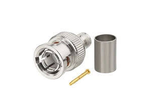 BNC Connectors CCTV Cameras Male SDI Connector for Mini Belden 1694A Video RF RG6 Coaxial Connector