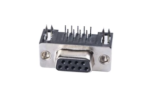 D-Sub 9 Pin Female Solder Type Connector Vga Socket d Sub DR Right Angle Vga Connector