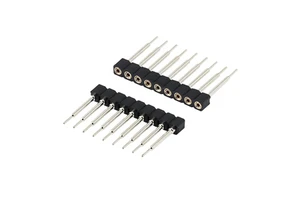 2.54mm Pitch 1x9P Round Hole Female IC Socket 180 Degree Connector for DIP Specialized Sensors Other Connectors Product Category