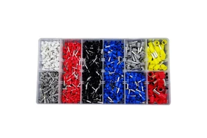 VE0306 TE Pre-insulated Pin Type Cord End Terminals European Style Brass Automotive Crimp Cable Terminals