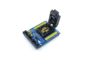 Yamaichi IC Test & Burn-In Socket With a Simple Board, Especially for AVR MCUs in TQFP64 Package