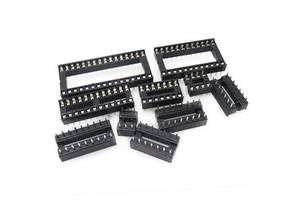 Factory Price DIP IC Socket Connector 2.54mm IC Holder IC-6P 6pin 8pin 14pin 16pin 18pin 20pin