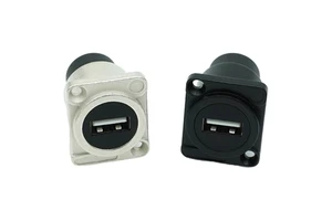 Industrial RJ45 USB 3.0 D-Sub Combo Module, Shielded Panel Mount, 8/10 Pin Data Ports