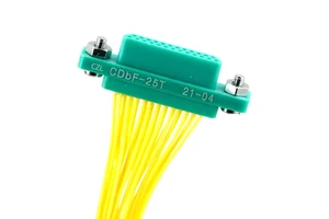 HUADA CDbF-25T-60CM - High Accuracy 25 Pin Micro Rectangular Connector for Critical Use Cases