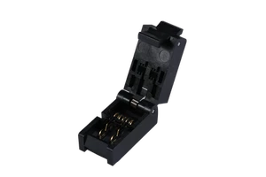 Easy installation HAST & HTOL Test Aging Socket 0.95 mm Pitch IC Socket SOT3 SOT5 SOT6 Programmer Adapter with Flip Over Design