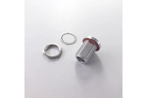 IP68 Waterproof N Female (jack) Bulkhead Rf Coaxial Connector With Exposed 3mm Insulator and 3mm Pin