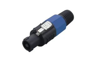 Audio HIFI 4 PIN/pole/core Professional Speakon Plug Nl4fc Speaker Cable/Wire Connector