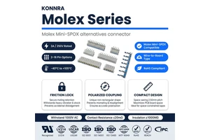 KR2500 Molex Spox 5264 Connector 2.50 Pitch With 2 3 4 5 6 Pin Adaptor for Power and PCB Copper Contact Material RCA Type