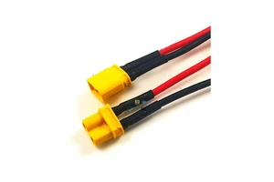 Original Male Female Connection Cables Banana Plug XT30U-M XT30U-F XT30U XT30 Connector Battery Power Charging Extension Cable