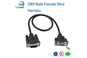 Wholesale D-sub Db 9 Pin Cable Producer Male to Female Null Modem Communication Cord 3ft 6ft 10ft 15ft 25ft