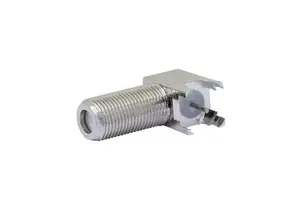 Right Angle F Type RF Coaxial Connectors PCB Mount