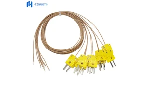 TZNUOYI K-type Temperature Measuring Line TT/GG/HH-30/36 OEM Plug-in Connector Solder Joint Thermocouple IP68 -200~1000
