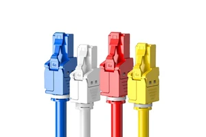 Rj45 Cat5e Network Cat5 Cat6 Cat6a Connector End Pass 8p8c Unshielded Tooless Modular Plug