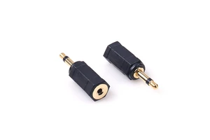 2.5mm Female to 3.5mm Male Audio Adapter Plug Converter for Headphones MP3 Players Car Audio