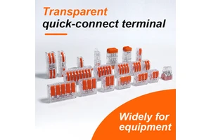 Quick Release Terminal Flame Retardant Quick Connect Terminal Block High Current Fast Wiring Secure Connection