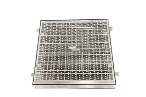 Metal Building Material Heel Proof Pedestrian Safe Sump Grate Galvanized Gutter Vehicular Sidewalk Wire Mesh Drain Covers