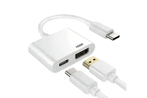 Bulk USB-C to for Adapter 4K 30Hz with USB 3.0 Gold Plated PVC Jacket for Office Computer Setups and Business Procurement