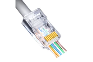 factory CAT5 CAT6 UTP 8P8C gold-plated RJ45 Connector electrical ethernet network modular connector