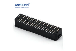 1.0mm Pitch 20Pin Shrouded Box Header Connector Straight DIP Type PA9T Material Black PCB Use