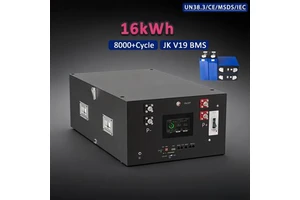 Omar Exclusive Price A2 Stackable Diy Box with JK V19 BMS+MB31 M6/Dual Terminals Lifepo4 Cells+Heating Pad+Italy Local Support