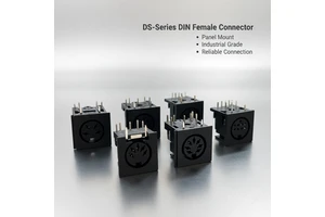 DIN Female Socket Connector Panel Mount Circular Power Connector