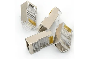 Custom Ethernet CAT6A FTP SFTP RJ45 Connector Shielded Ethernet Plug CAT6 RJ45 Connector for Network Cable