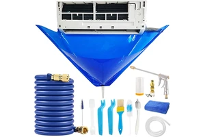YOD HVAC 1-1.5HP Split Coil AC Cleaning Kit Manual Home Use 2.0mm Thick Waterproof Cloth Bag Drainage Air Conditioning Cleaning