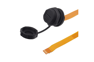 Threaded Waterproof Cylindrical Connector SDTF TF Card Socket Ultra-Flexible Flat FPC Extension Cable