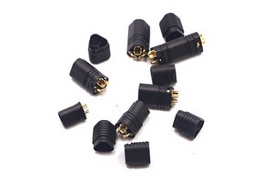 Amass MT60 3-Pole 30A Rated Motor Connector Black Shell Gold Plated Plug Original Factory Stock For Device Interface Linkage