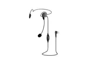 Ultra-Light Rear Inline PTT Headset Strain Relief WalkieTalkie Accessory Replacement Connector Molded Headphone Accessories