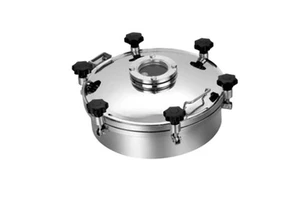 Sanitary Stainless Steel Manhole Cover for tank 150-600mm Round Tank Manhole Cover