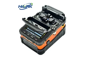 AI-5Pro Fiber Fusion Splicer FTTH GPRS Optical Fiber Welding Machine AC 220V 5-Year Warranty LC/SC Connector HILINK