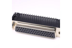 90 degree female connector D-SUB socket 50P plug type