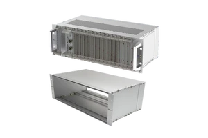 RDEKONO EuropacPRO 19" Subrack Kit for Backplane, Light, Unshielded, 3 U, 285 Mm, Handle for Rackmount
