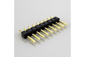 Brass Contact Male Socket PCB Pin Header Connector 2.54 Pitch 1x3 Pins 2.54mm Female Header For PCB PZ254-1-03-Z