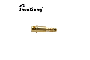 3.5mm Gold-Plated Banana Plugs, Male/Female Bullet Connectors for RC Drone Lipo Battery ESC Components