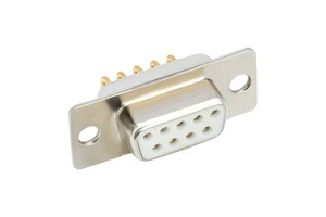 90 Degree Angle Gold Plated Iron Shell Solid Core D-SUB VGA Connector for Industrial Grade DR9P Female Needle Car Plug