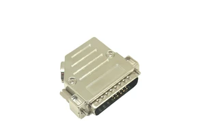 hot sale factory good quality D-Sub 25pin metal hood 45 degree for VGA cable connectors DB25